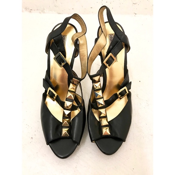 NEW CHARLES DAVID Platform Peep Toe Heels - Picture 2 of 4